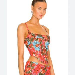 Miaou Venus Corset - Parisian Flower Rouge